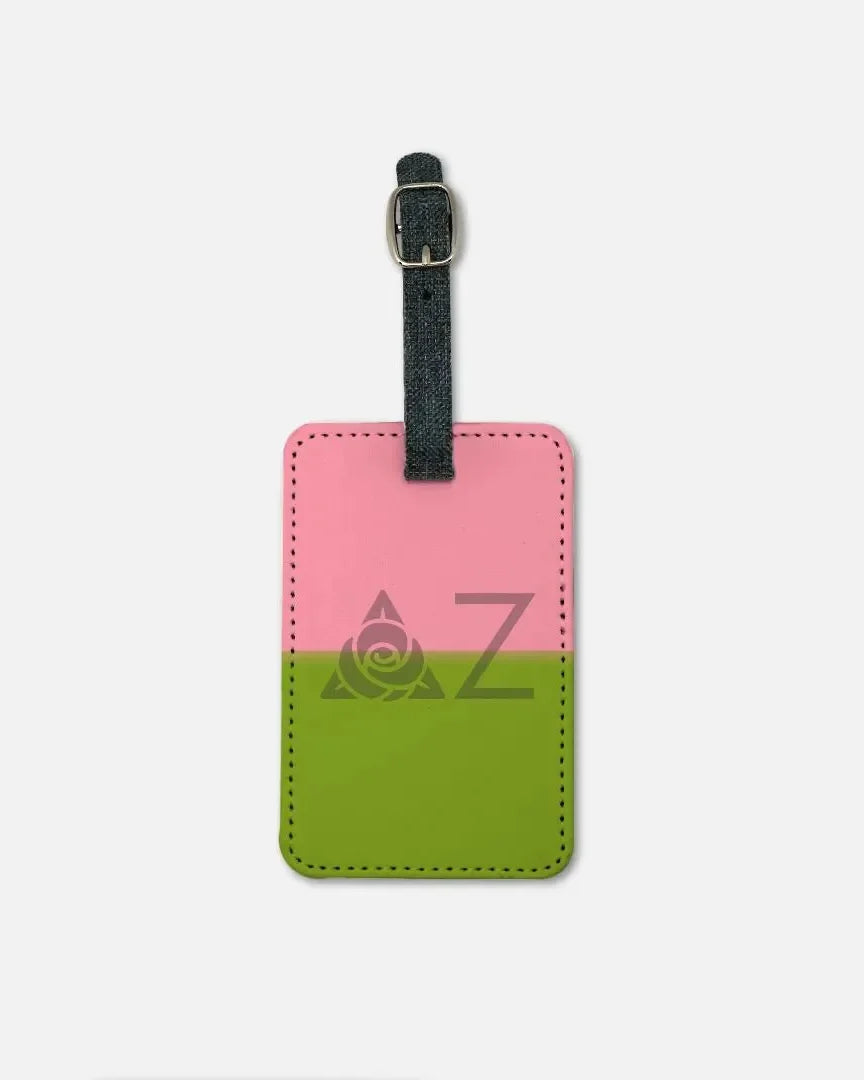 Delta Zeta Luggage Tag (Set of 2) Color Split Luggage Tags