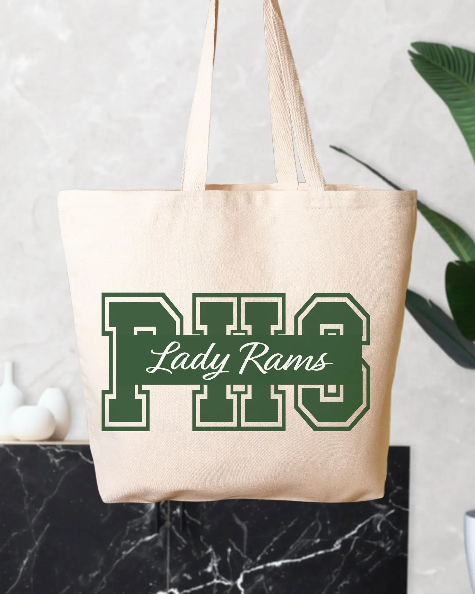 PHS College Letters Canvas Tote Tote Bags