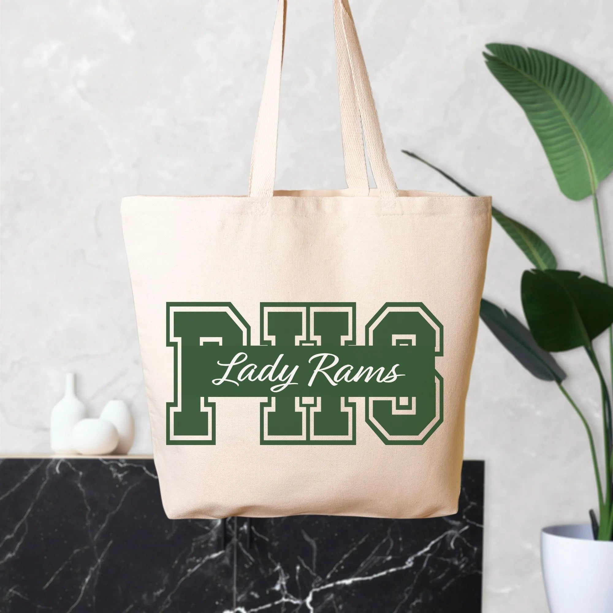 PHS College Letters Canvas Tote Tote Bags
