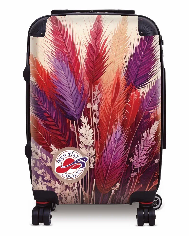 Red Hat Society Carry-on Luggage - Boho Suitcases