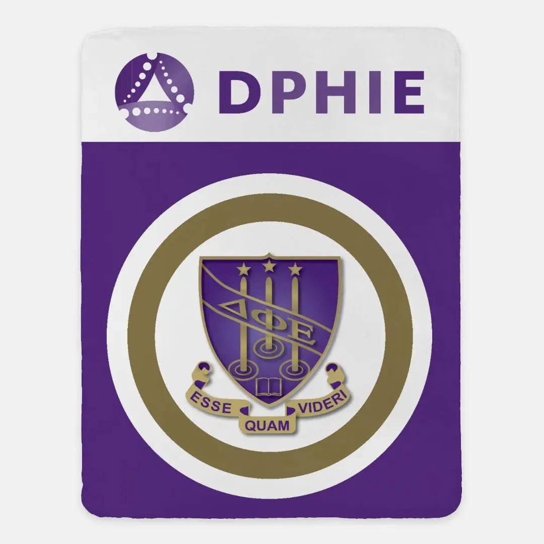 DPHIE XL 60x80 Sherpa Blanket - Crest Bullseye Throw Blankets