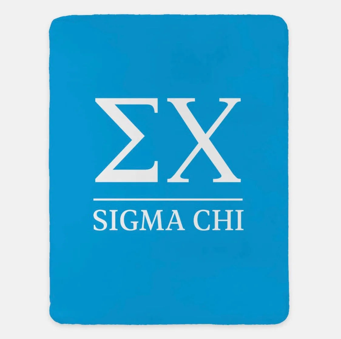 Sigma Chi XL 60x80 Blanket Blue Throw Blankets