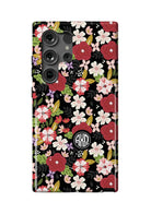 Alpha Chi Omega Samsung Galaxy 24, 23 Mobile Phone Case - Modern Floral Gloss Mobile Phone Cases