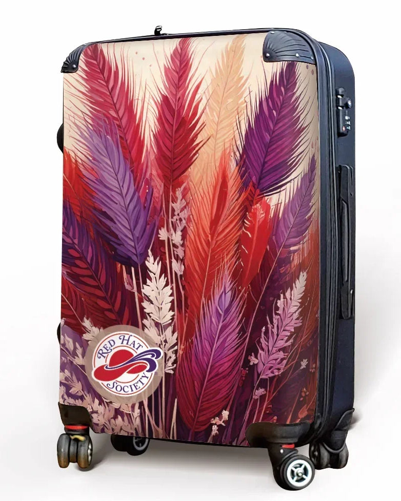 Red Hat Society Carry-on Luggage - Boho Suitcases