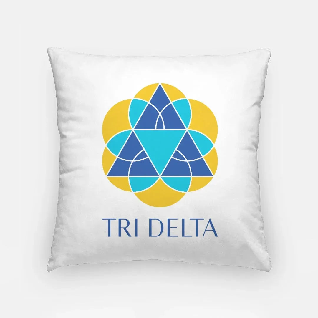Tri Delta 18" Traditional Pillow Cover Pillow Covers