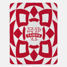 University of Tampa XL 60x80 Sherpa Throw Blanket - Red Tribal Throw Blankets