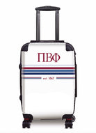 Pi Beta Phi Carry-on Suitcase - Preppy Stripes Suitcases