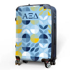 Alpha Xi Delta Carry-on Suitcase - Geo Petals Suitcases