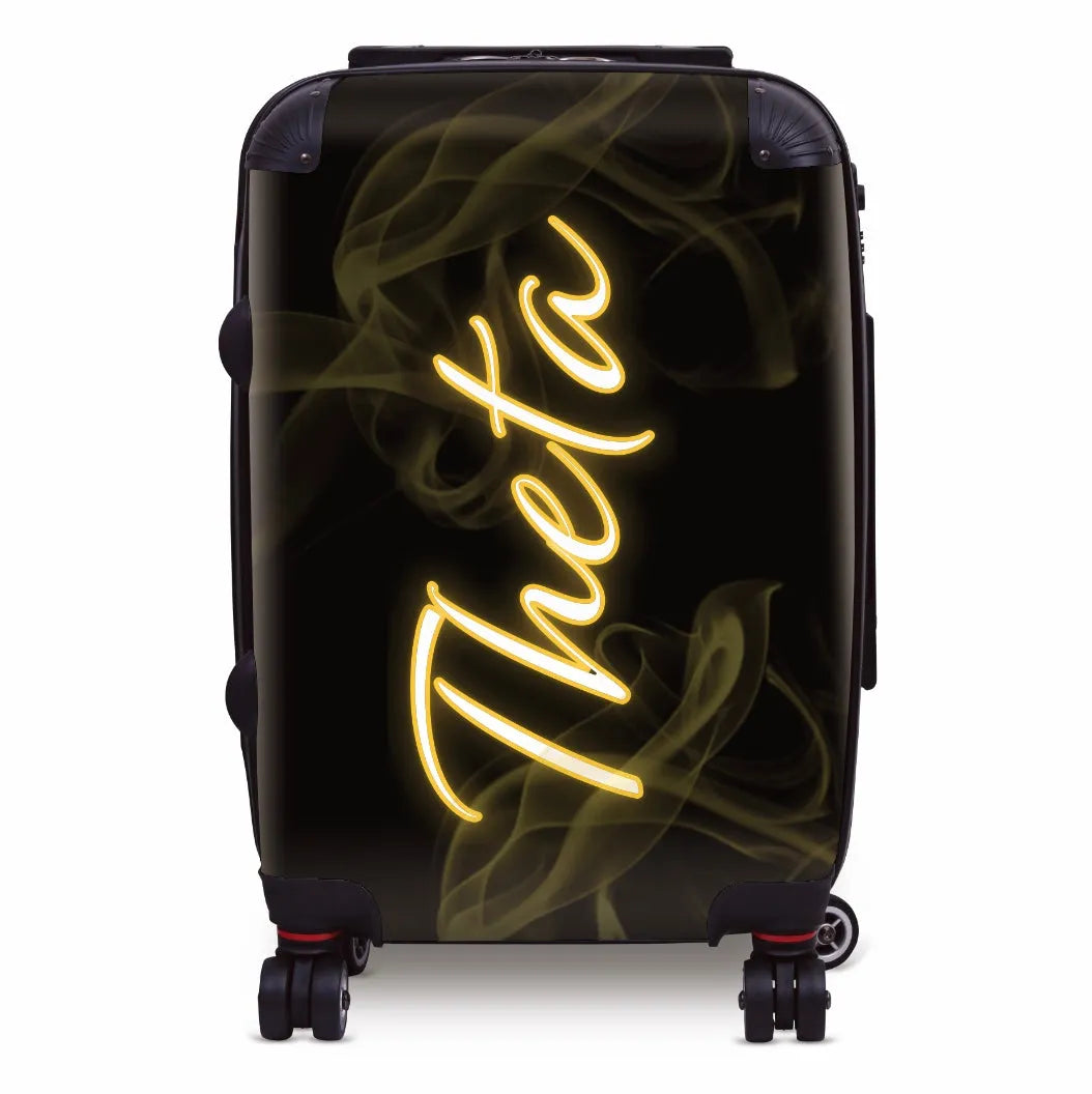 Kappa Alpha Theta Carry-on Suitcase - Neon Suitcases