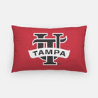 University of Tampa UTampa Banner Lumbar Pillow Cover Red Pillow Covers