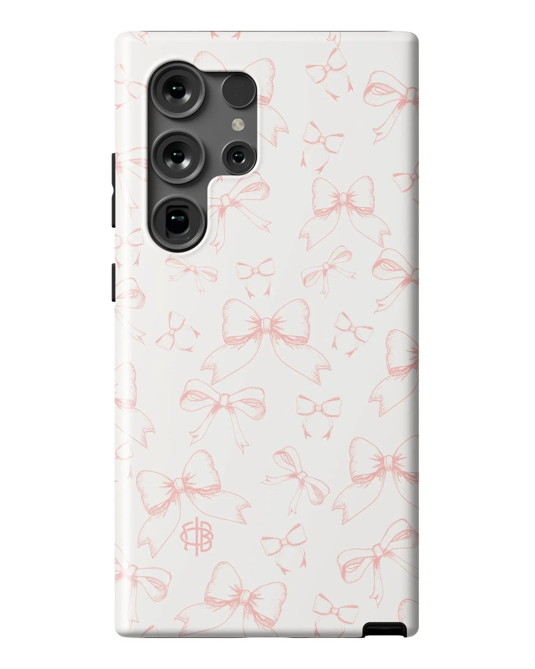Gamma Phi Beta Samsung Galaxy 24, 23 Mobile Phone Case -Bows Matte Mobile Phone Cases
