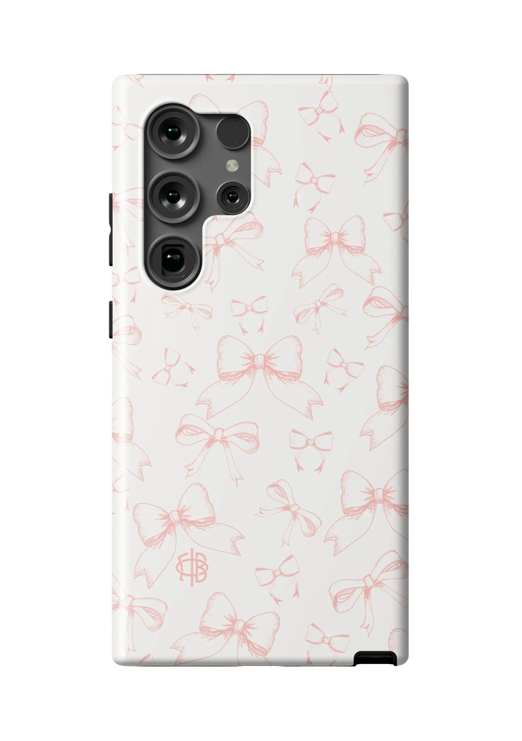 Gamma Phi Beta Samsung Galaxy 24, 23 Mobile Phone Case -Bows Matte Mobile Phone Cases