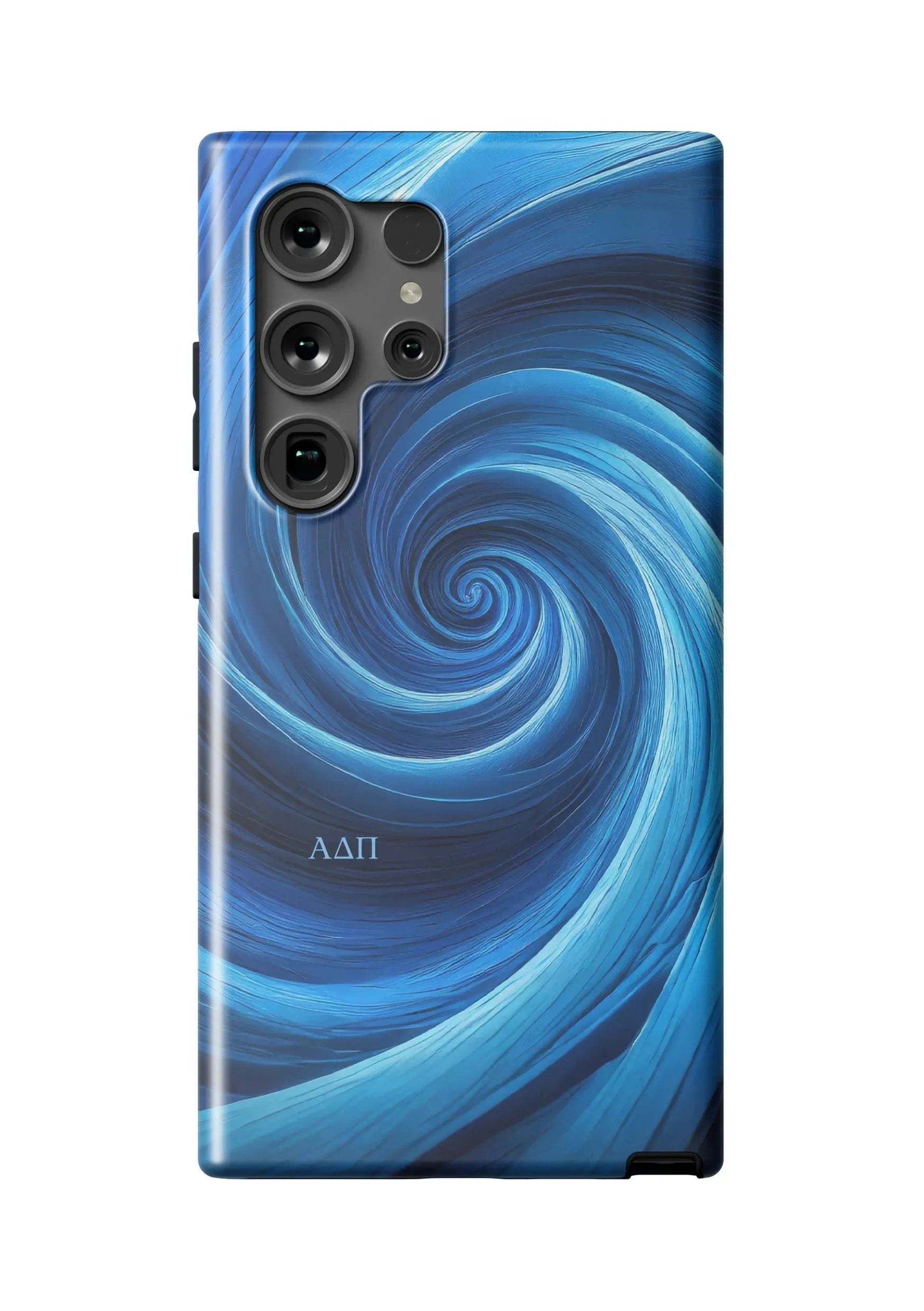 Alpha Delta Pi Samsung Galaxy 24, 23 Mobile Phone Case - Swirl Matte Mobile Phone Cases