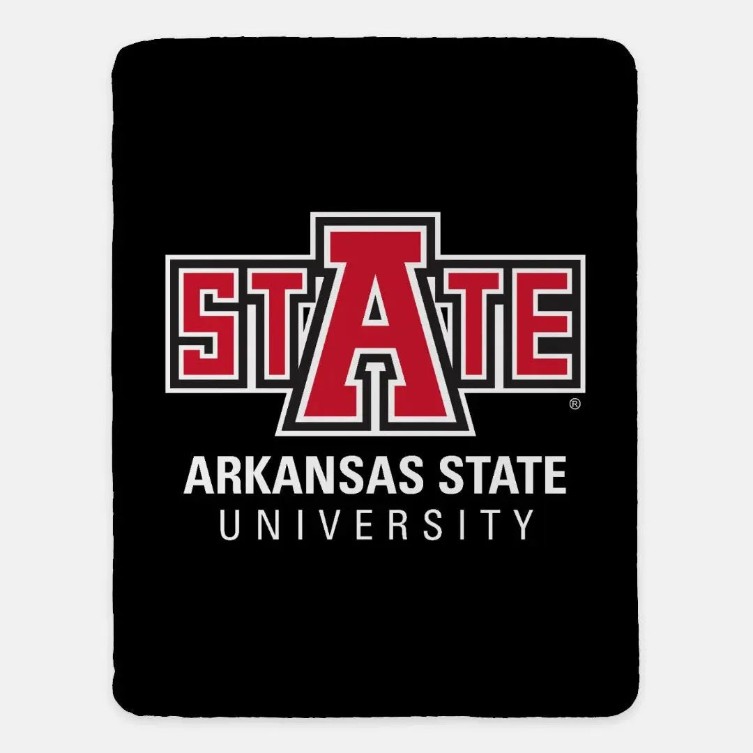 Arkansas STATE University XL 60x80 Sherpa Throw Blanket Throw Blankets