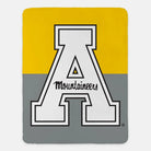 Appalachian State University XL 60x80 Blanket - Color Block Throw Blankets