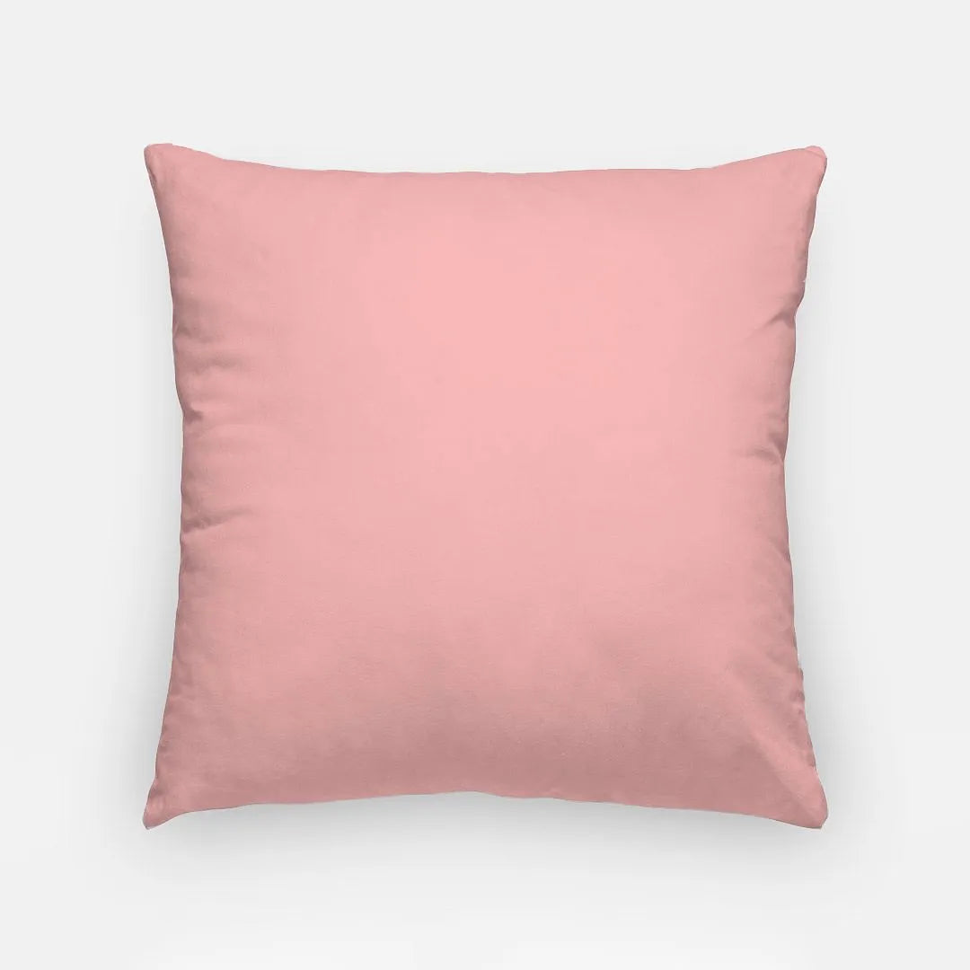 Flat Leaf Floral Monogram Pillow Cover 18" Pillow Covers