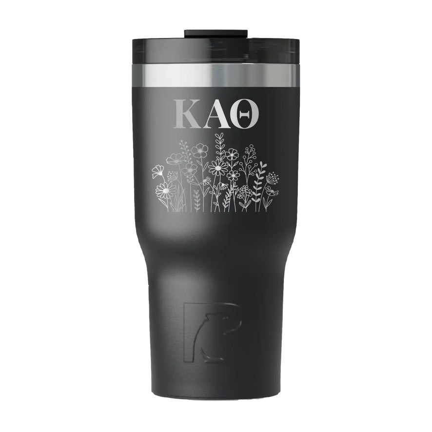 Theta RTIC 20 oz Essential Ceramic Lined Tumbler -Wildflowers
