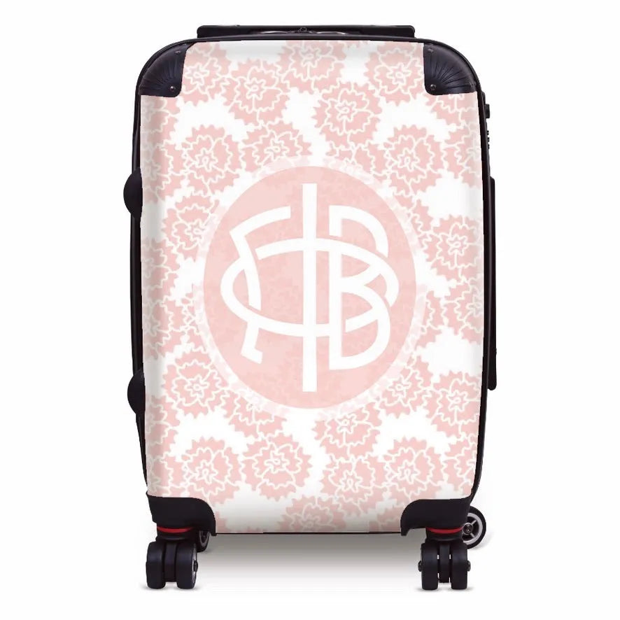 Gamma Phi Beta Carry-on Suitcase - Pink Carnations Suitcases