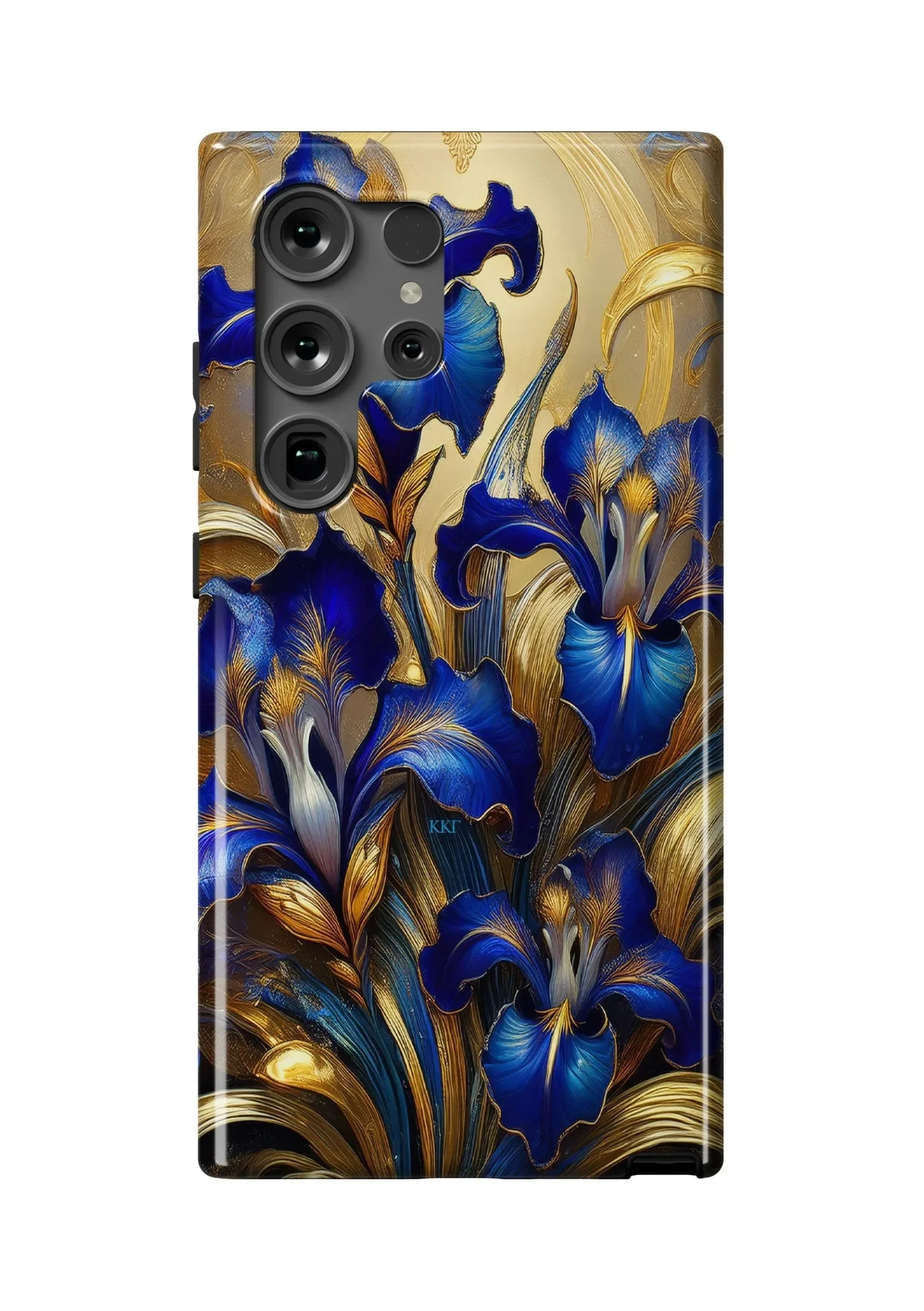 Kappa Kappa Gamma Samsung Galaxy 24, 23 Mobile Phone Case - Fleur de Lis Gloss Mobile Phone Cases