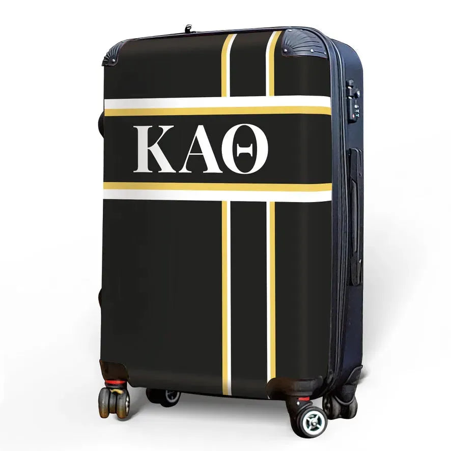 Kappa Alpha Theta Carry-on Suitcase - Cross Stripe Suitcases