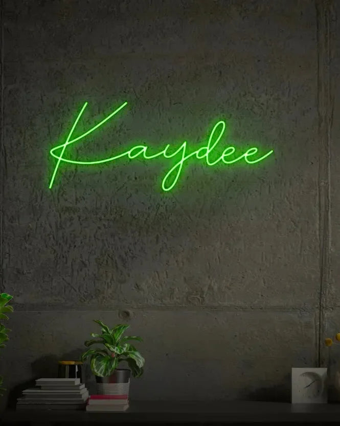 Kaydee LED Neon Script Sign w/ Dimmer Neon Signs