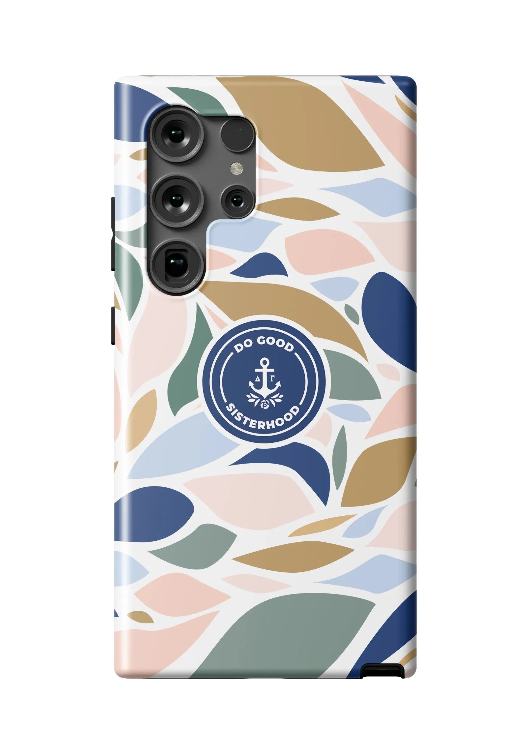 Delta Gamma Samsung Galaxy 24, 23 Mobile Phone Case - Flat Leaf Matte Mobile Phone Cases