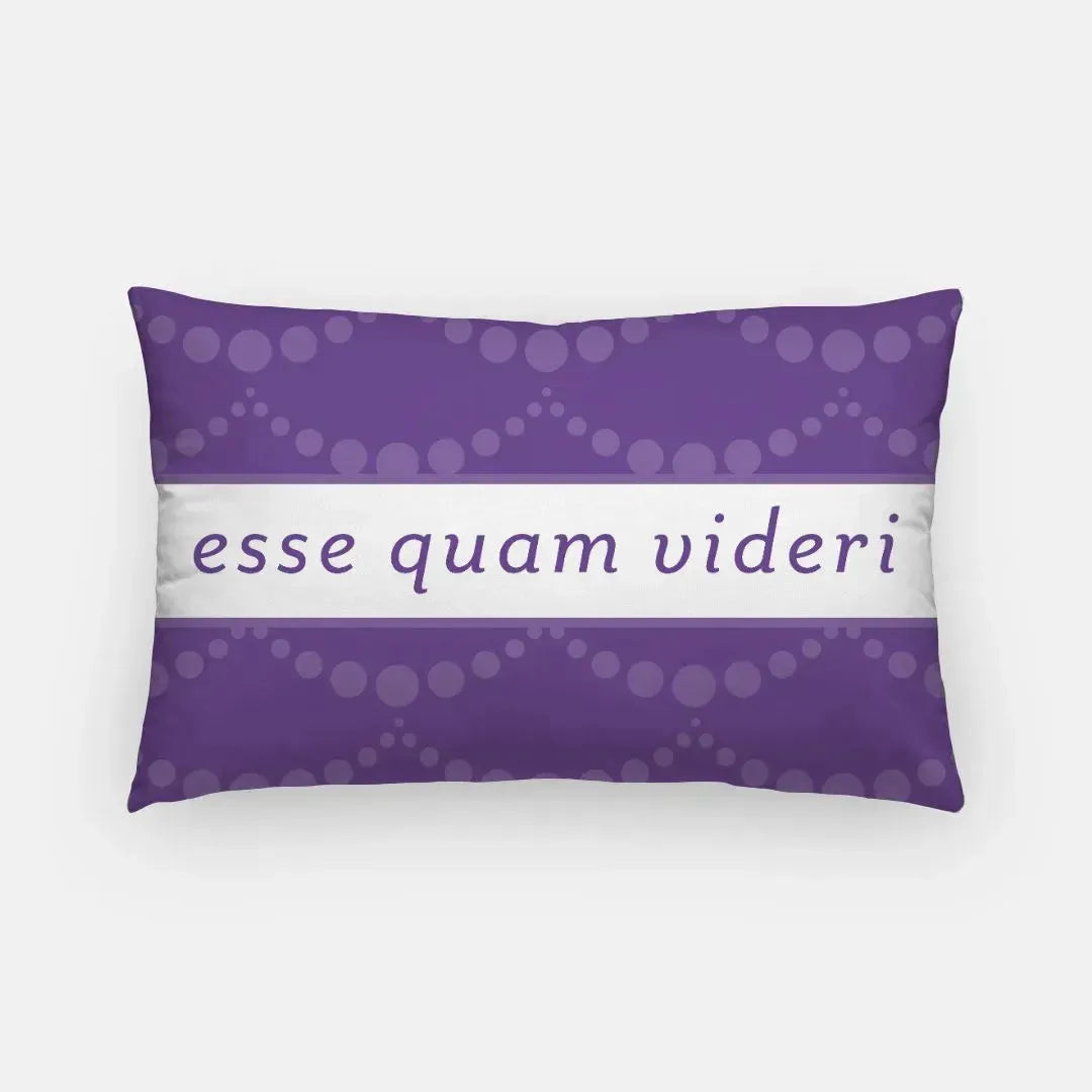 Delta Phi Epsilon Lumbar Pillow Cover - Pearl Pattern Pillow Covers