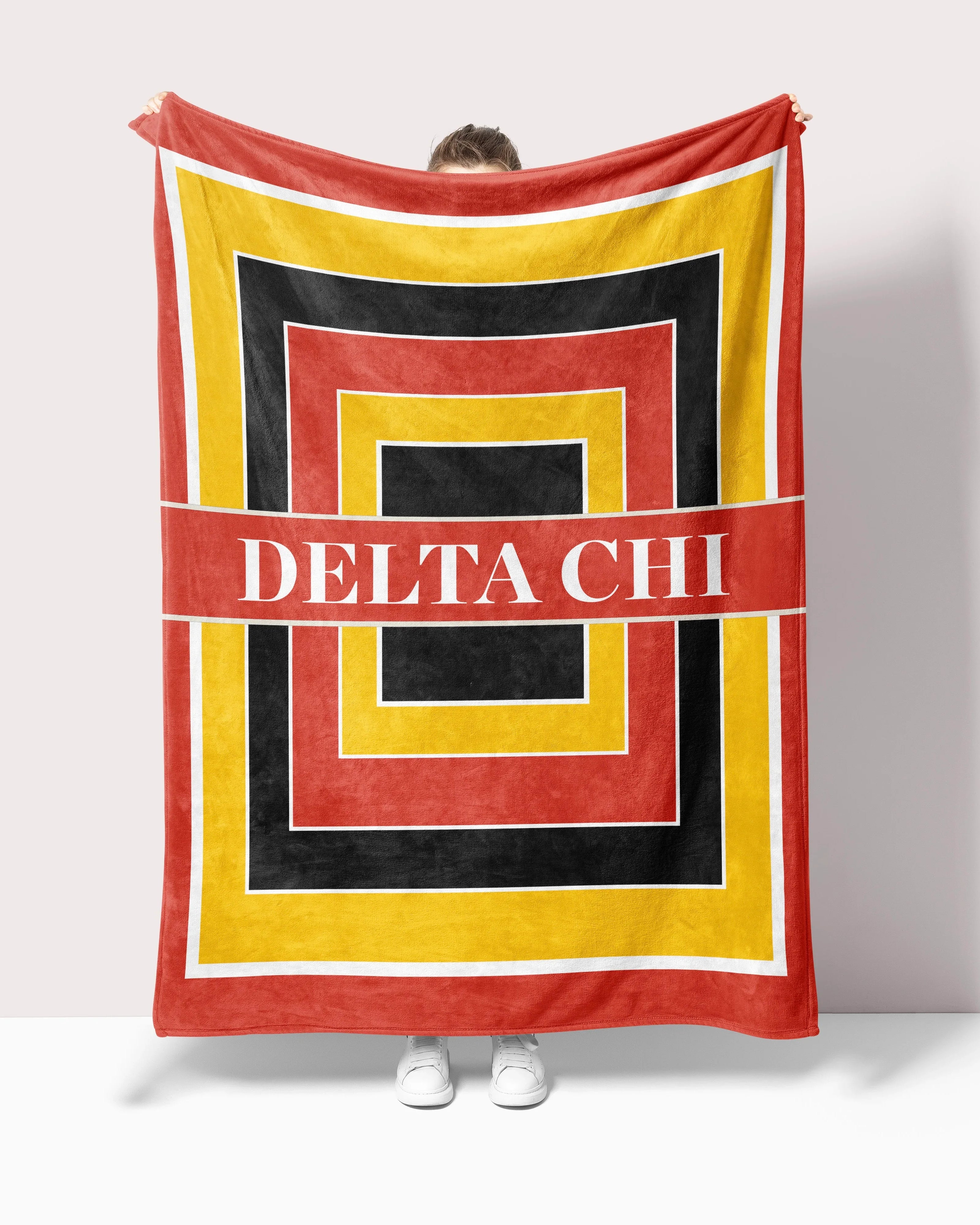 Delta Chi Blanket XL 60x80 - Geo | D-Chi Gifts & Guys Room Decor