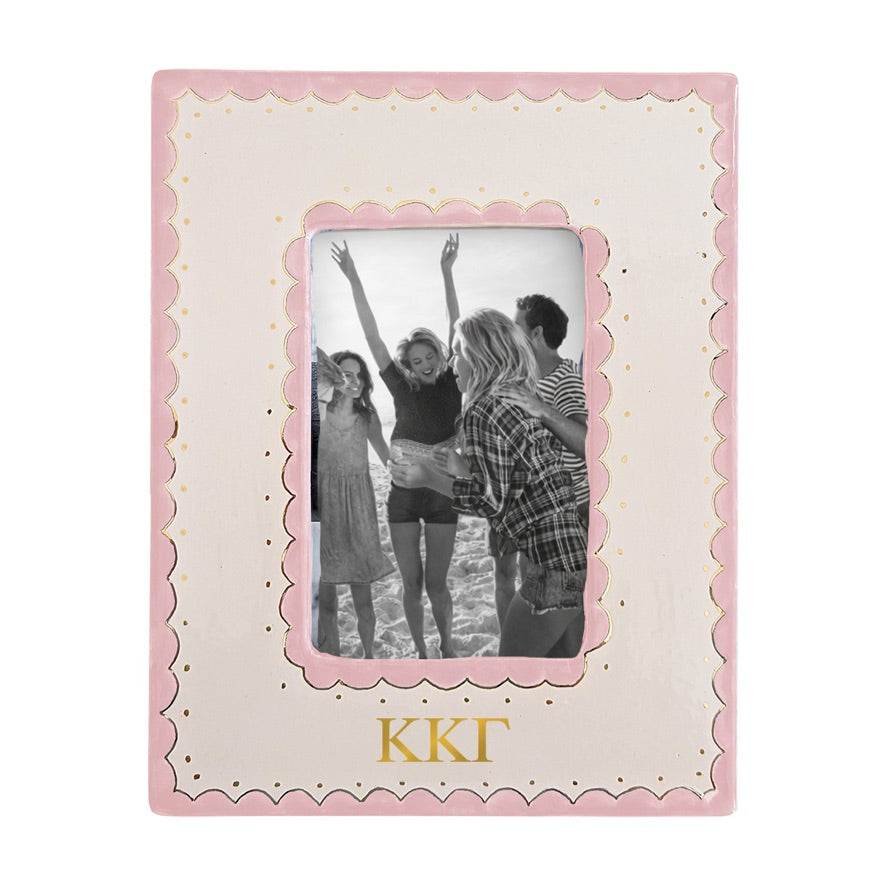 Kappa Kappa Gamma Scallop Picture Frame | KKG Big Little Gifts