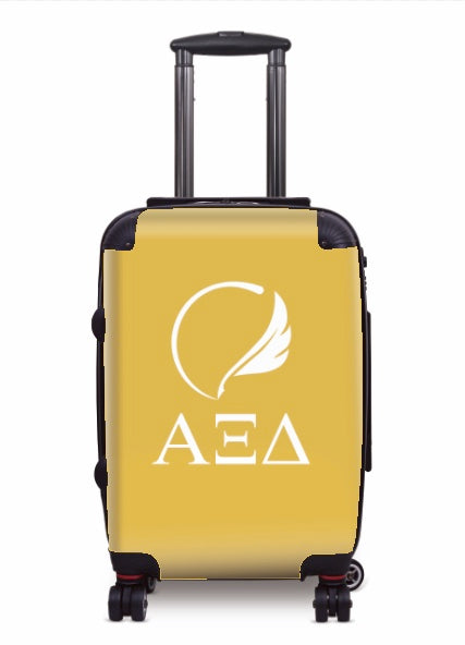 Alpha Xi Delta Carry-on Suitcase - Greek Letters & Quill
