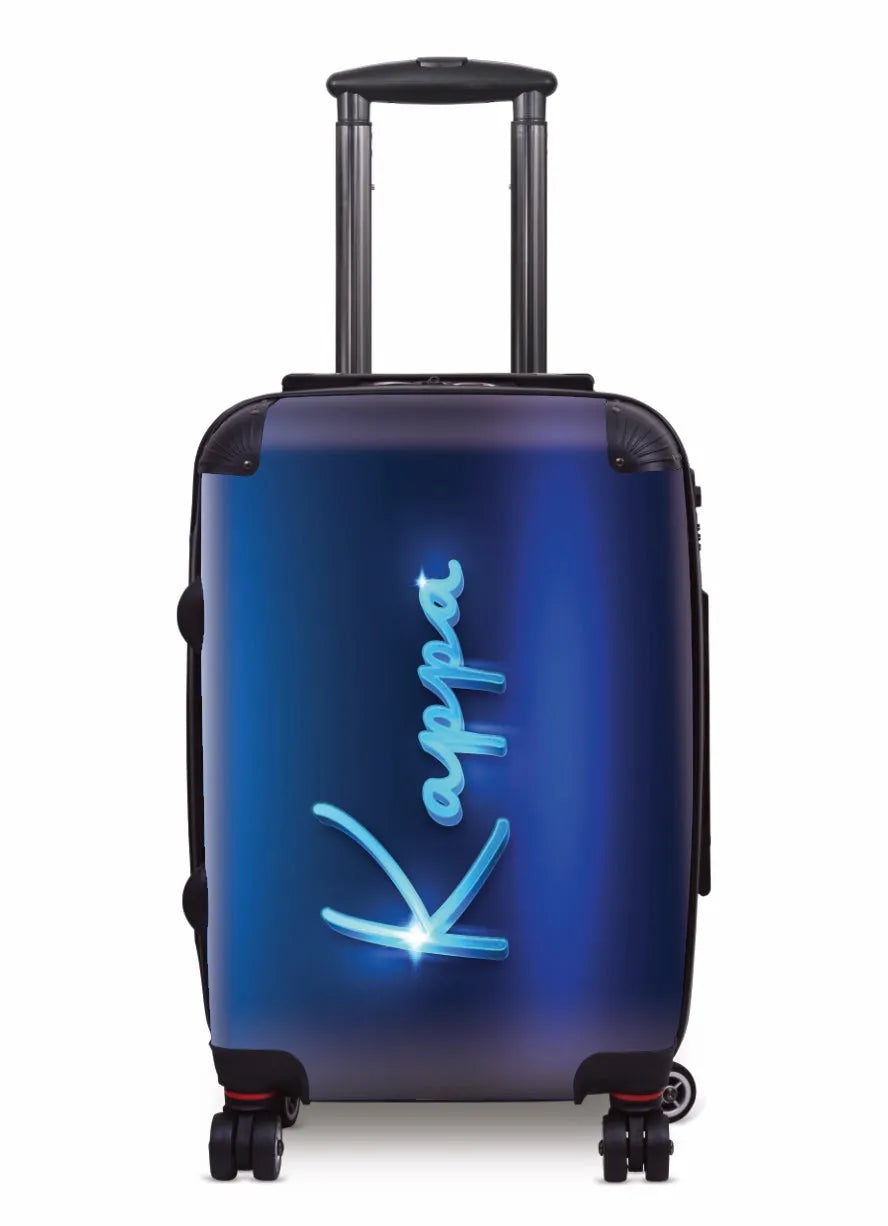 Kappa Kappa Gamma Carry-on Suitcase - Neon Suitcases
