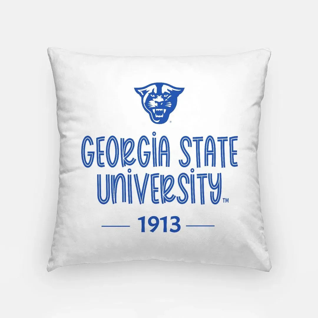 Georgia State University 18" 1913 Throw Pillow Cover Pillow Covers