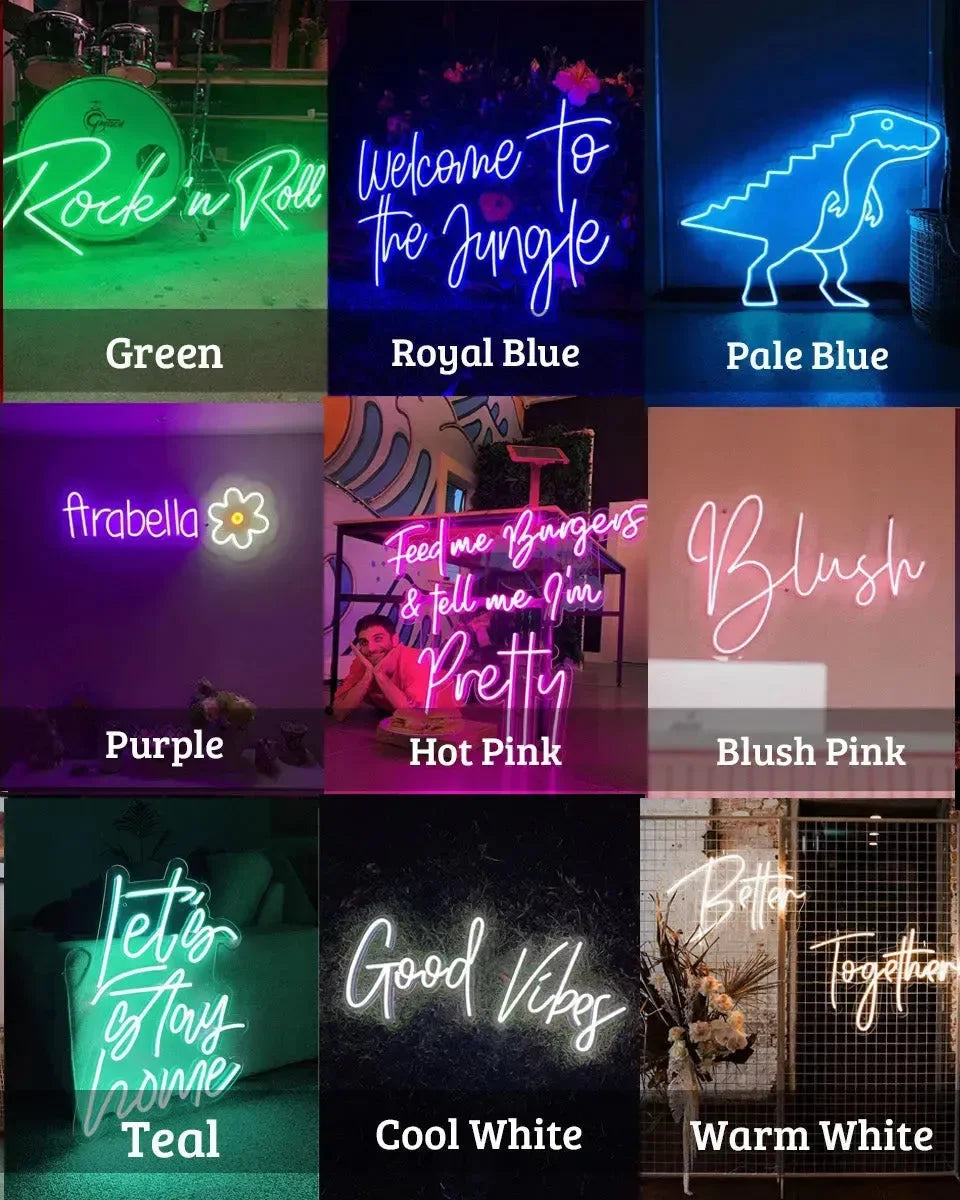 Gamma Phi Beta LED Neon Sign w/ Dimmer Neon Signs