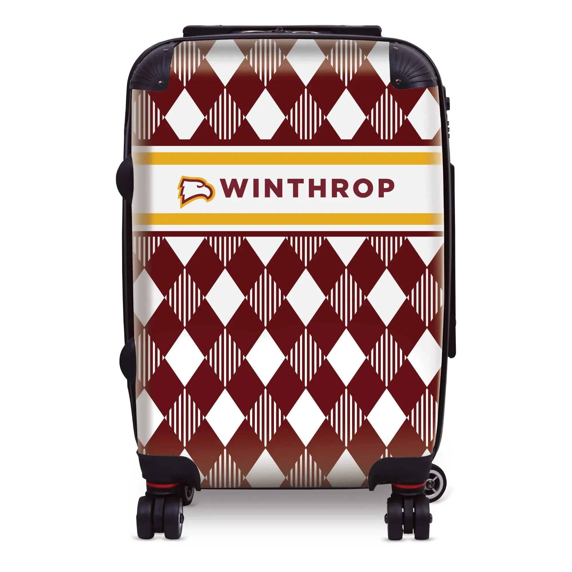 Winthrop University Carry-on Suitcase - Argyle Suitcases