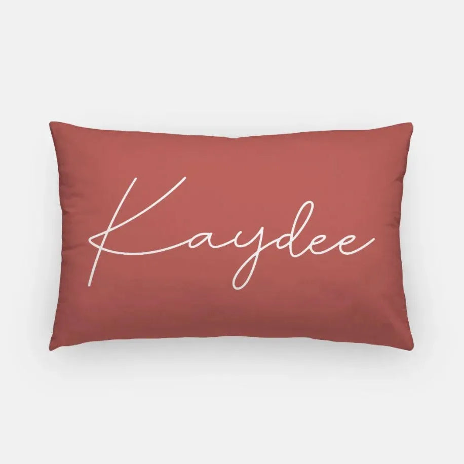 Kaydee Lumbar Pillow Cover Clay Pillow Covers