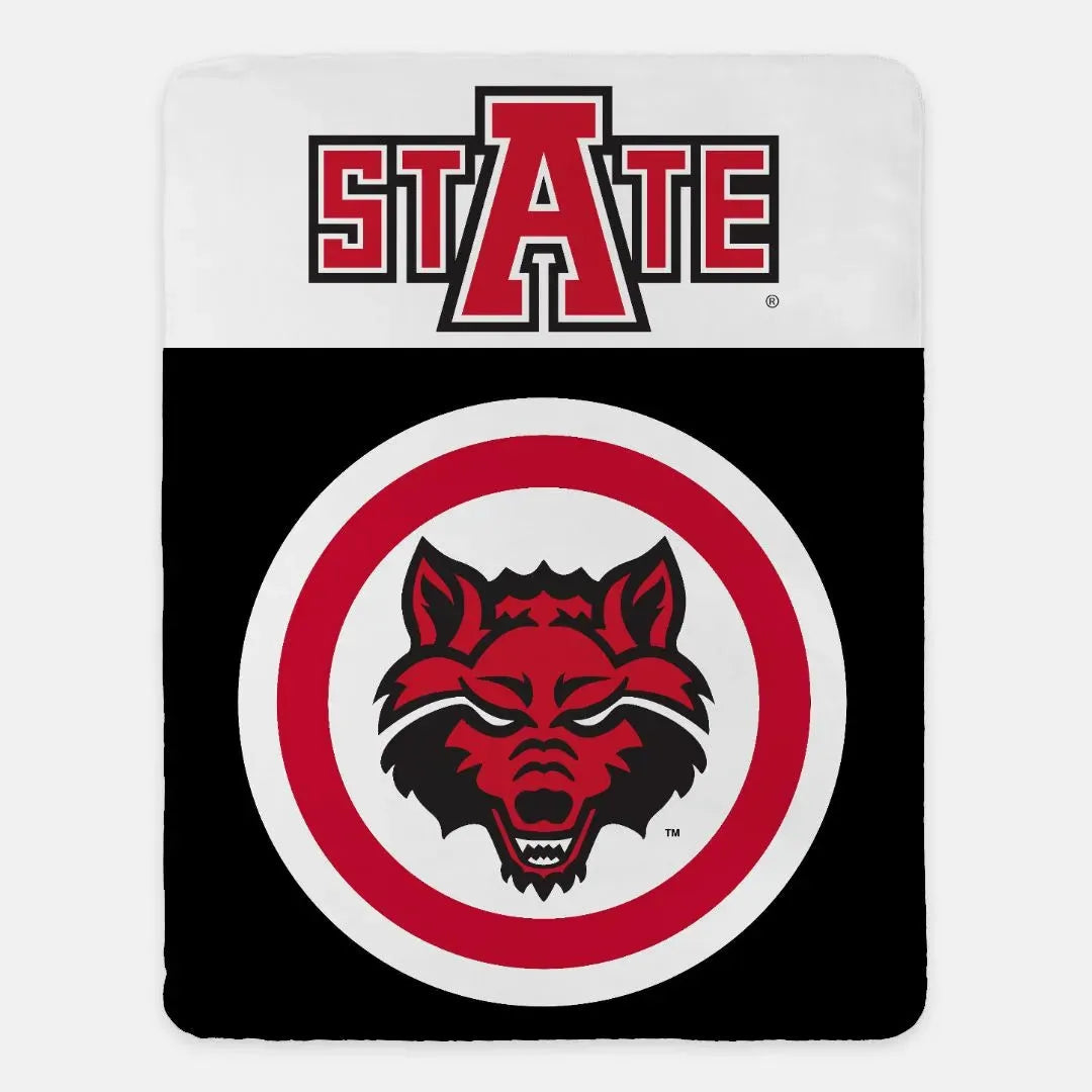Arkansas "STATE" University XL 60x80 Sherpa Throw Blanket Throw Blankets