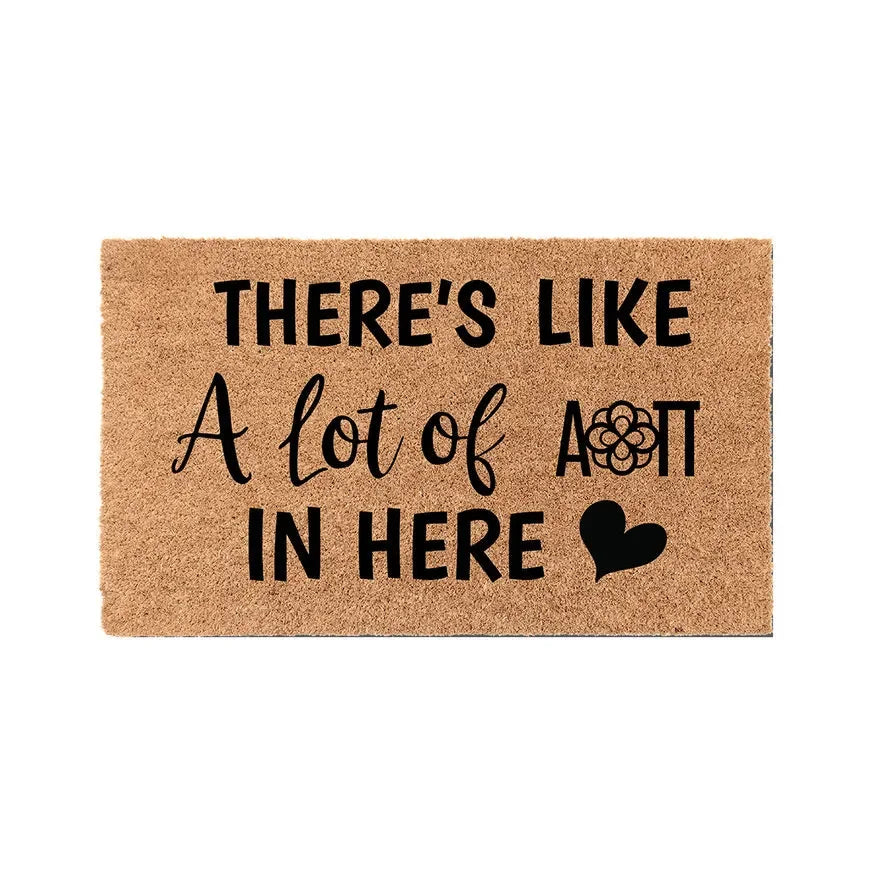 Alpha Omicron Pi Coir Doormat - A Lot of Door Mats