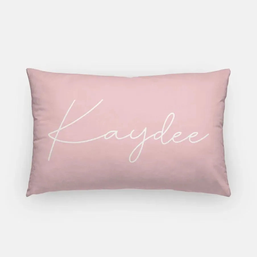 Kaydee Lumbar Pillow Cover Blush Pink Pillow Covers