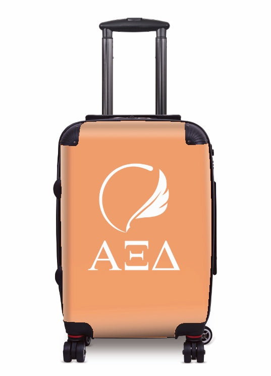 Alpha Xi Delta Carry-on Suitcase - Greek Letters & Quill