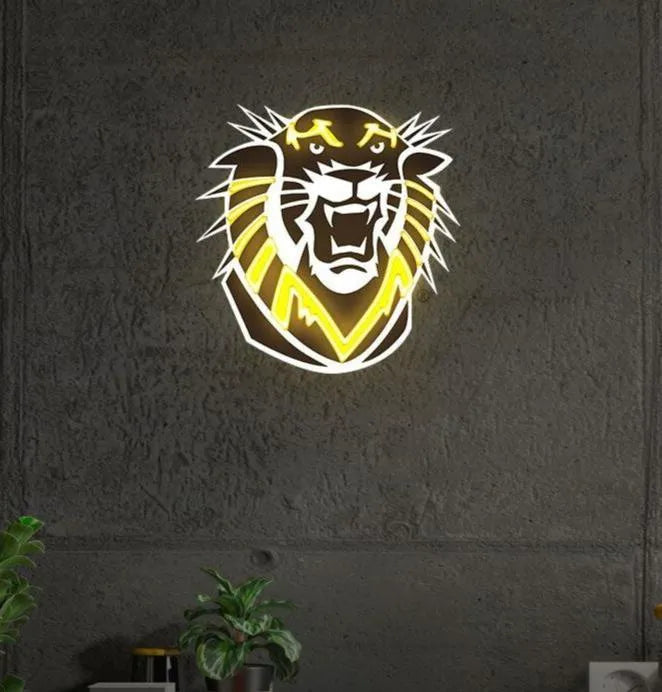 Fort Hays State University LED UV Print Neon Sign w/ Dimmer- 20" Neon Signs