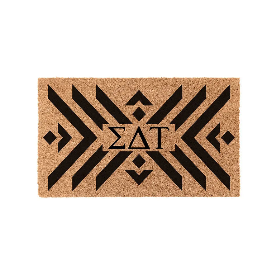 Sigma Delta Tau Coir Doormat - Boho Door Mats