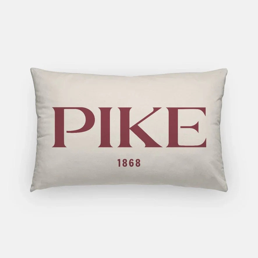 PIKE 1868 Lumbar Pillow Cover Light Gold Pillow Covers