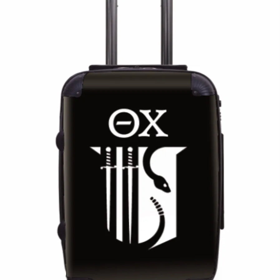 Theta Chi Carry-on Suitcase - Shield Black Suitcases