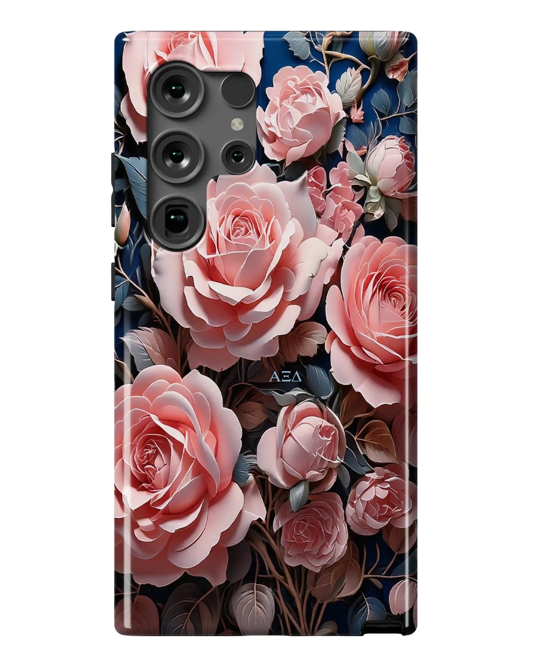 Alpha Xi Delta Samsung Galaxy Mobile Phone Case - Pink Roses | AXiD Gifts