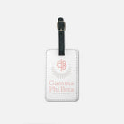 Gamma Phi Beta (Set of 2) Traditional Luggage Tag Luggage Tags