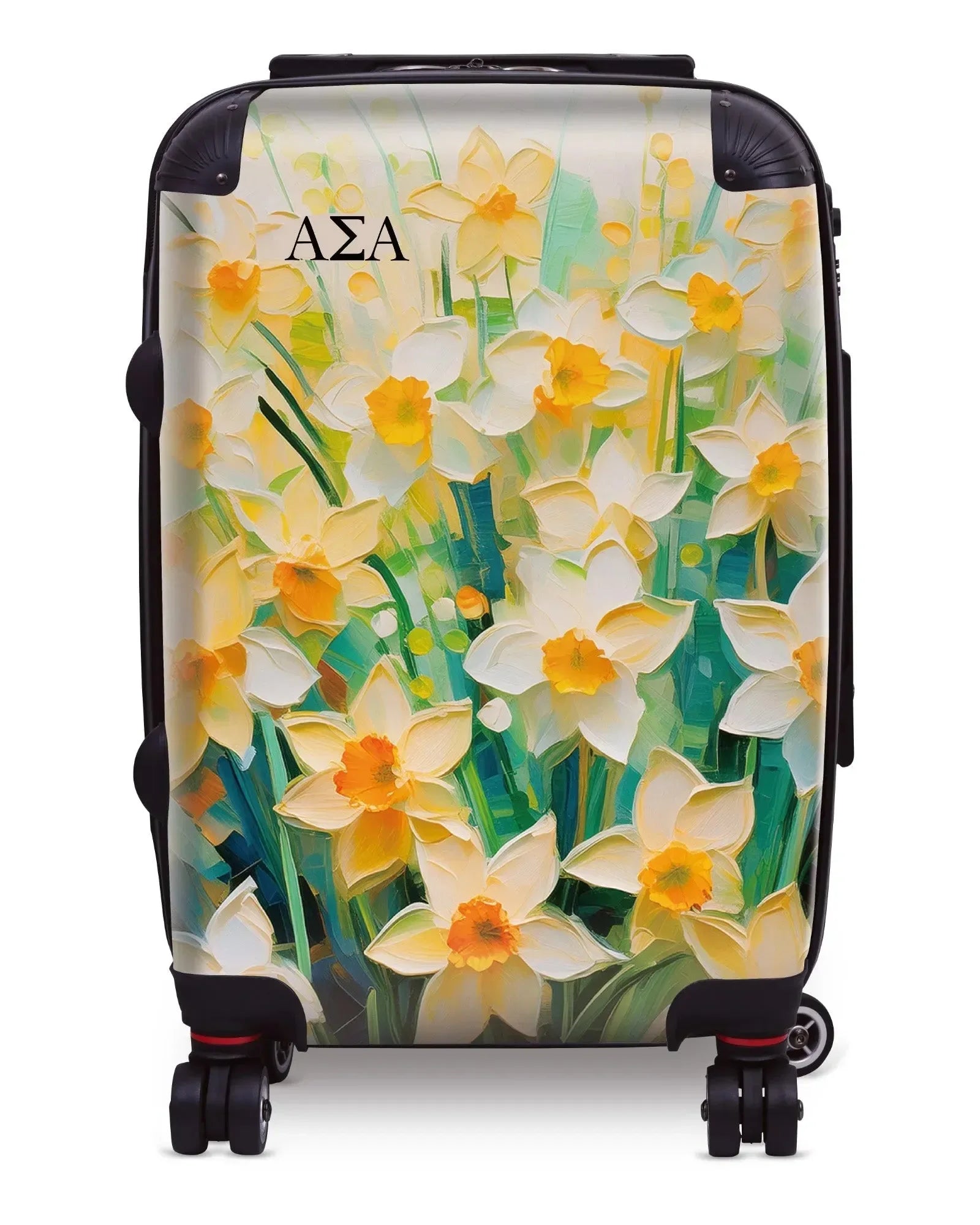 Alpha Sigma Alpha Carry-on Suitcase - Bold Narcissus Suitcases