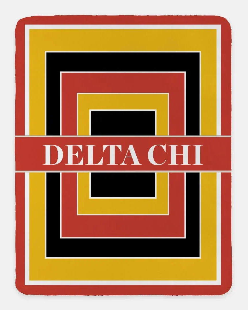 Delta Chi Blanket XL 60x80 - Geo | D-Chi Gifts & Decor