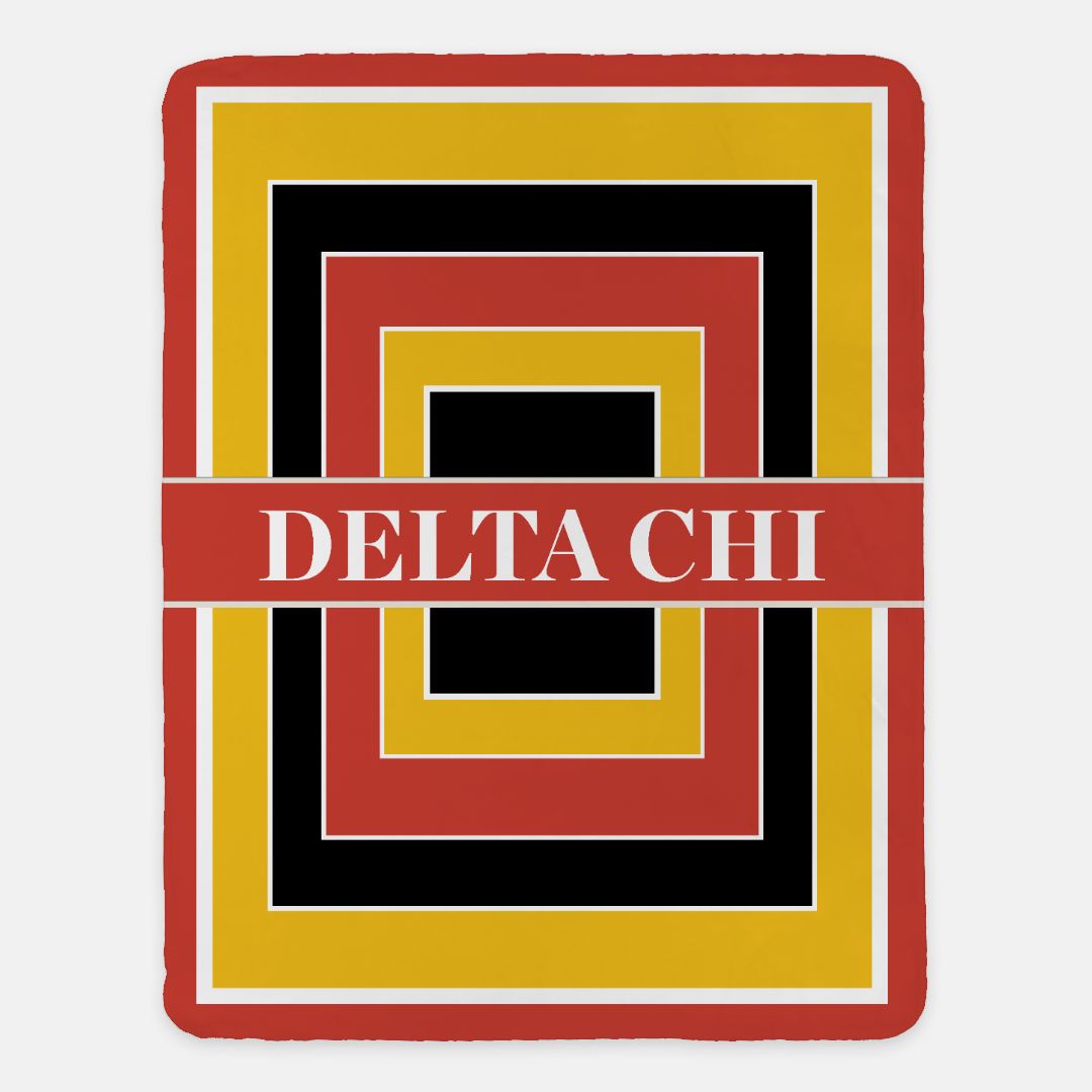 Delta Chi Blanket XL 60x80 - Geo | D-Chi Gifts & Decor