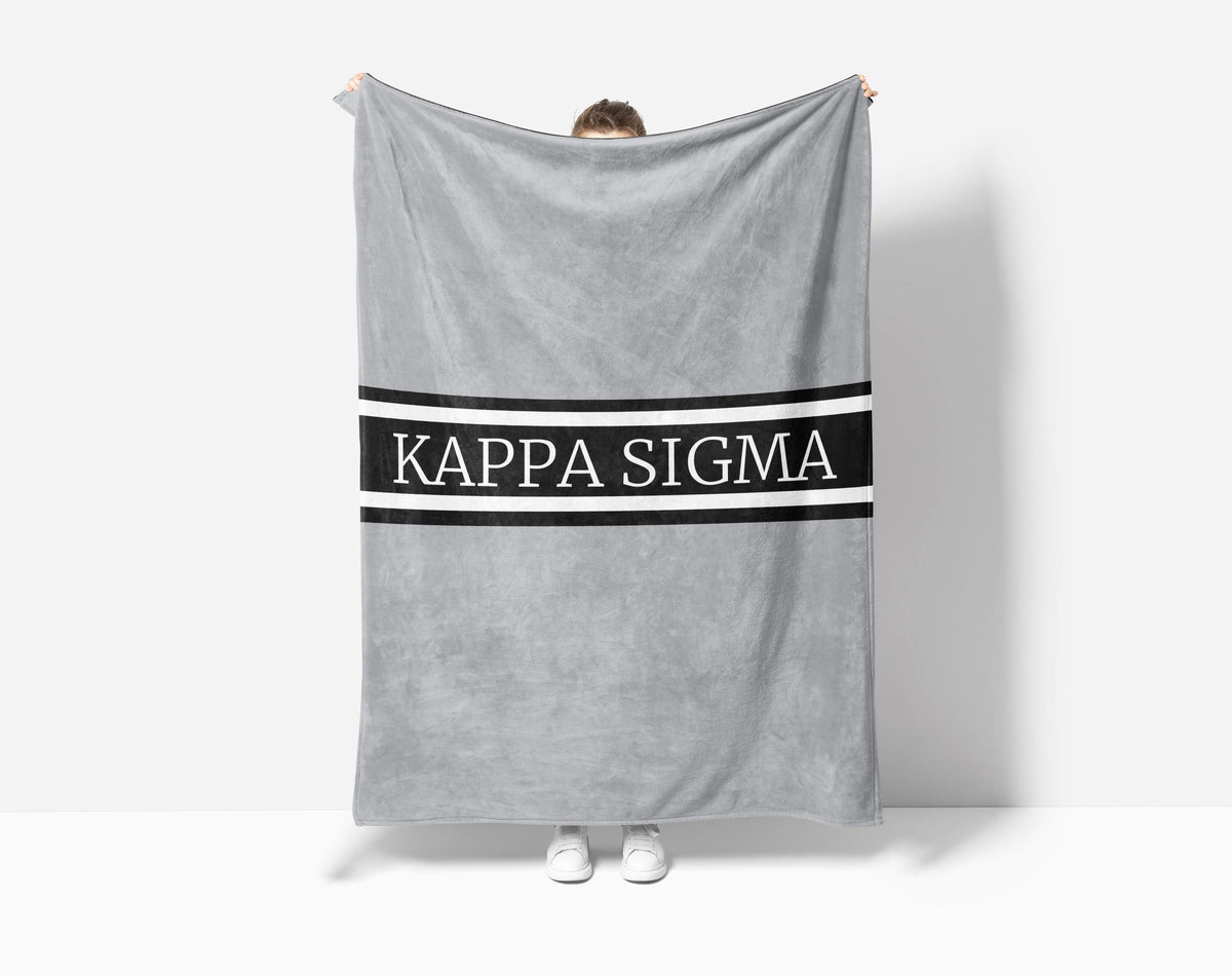 Kappa Sigma XL 60x80 Blanket - Traditional Center Band | Official Merc…