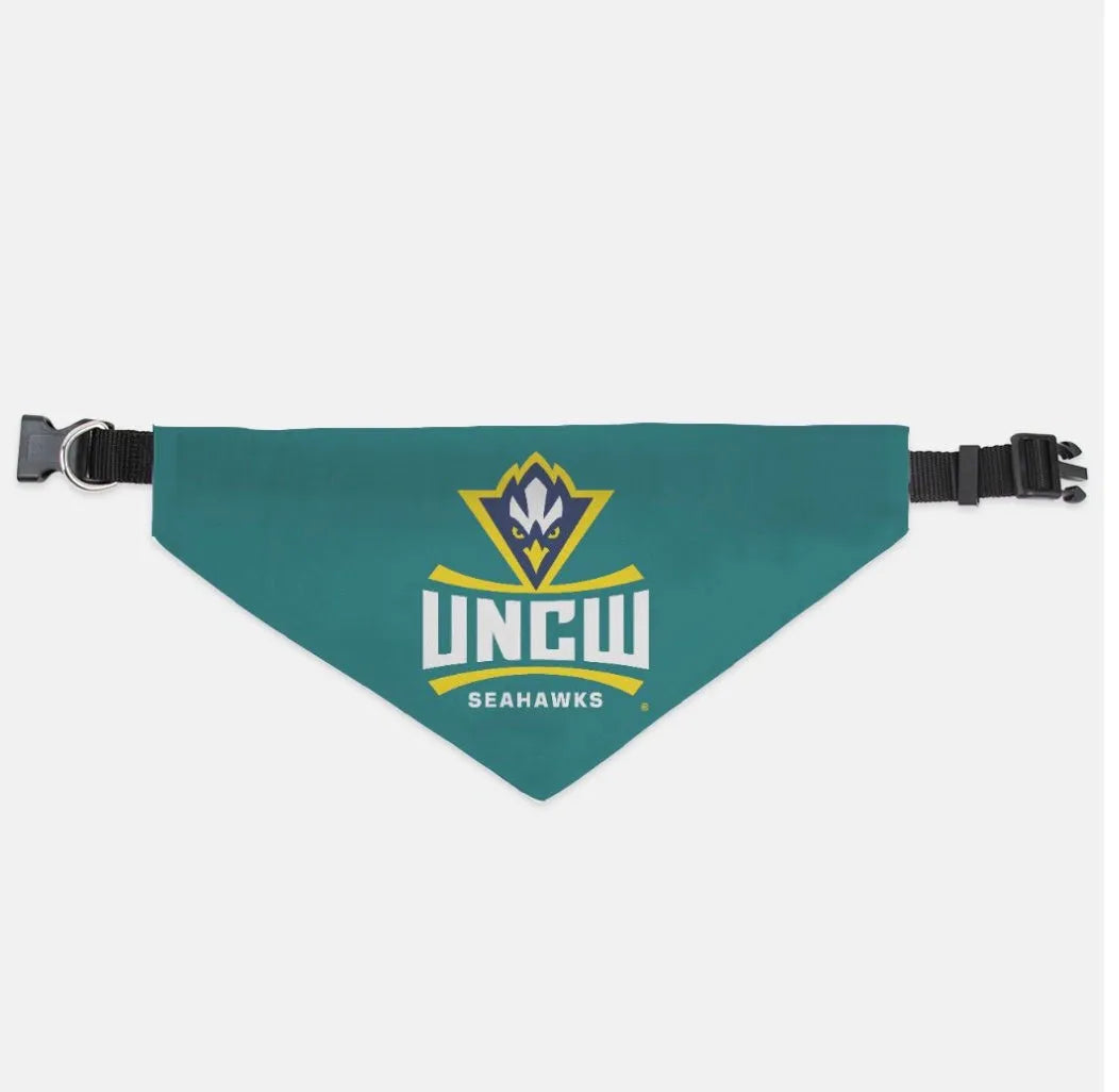 UNCW Pet Bandana - Teal XL Pet Bandanas